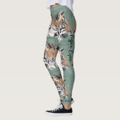 Tiger Eyes Legging Personaliseer NAAM Originele Ku (Links)
