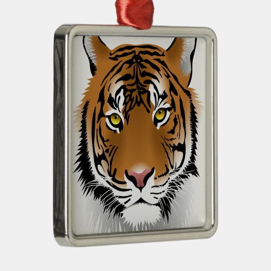Tiger Eyes Metalen Ornament (Rechts)