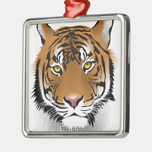 Tiger Eyes Metalen Ornament (Links)