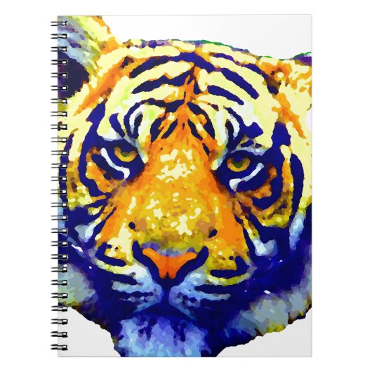 Tiger Eyes Pop Art Notitieboek (Voorkant)