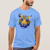 Tiger Eyes Pop Art T-shirt (Voorkant)