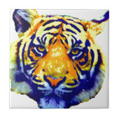 Tiger Eyes Pop Art Tegeltje (Voorkant)