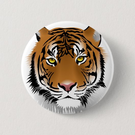 Tiger Eyes Ronde Button 5,7 Cm (Voorkant)