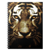 Tiger Eyes Wild Animal Art Foto's Notitieboek (Voorkant)