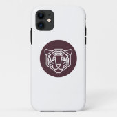 Tiger Face Badge Case-Mate iPhone Case (Achterkant)