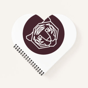 Tiger Face Badge Notitieboek