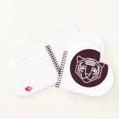 Tiger Face Badge Notitieboek (Binnen)