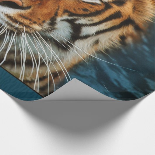 Tiger Face Cadeaupapier (Hoek)