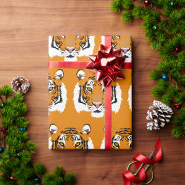 Tiger Face Cadeaupapier