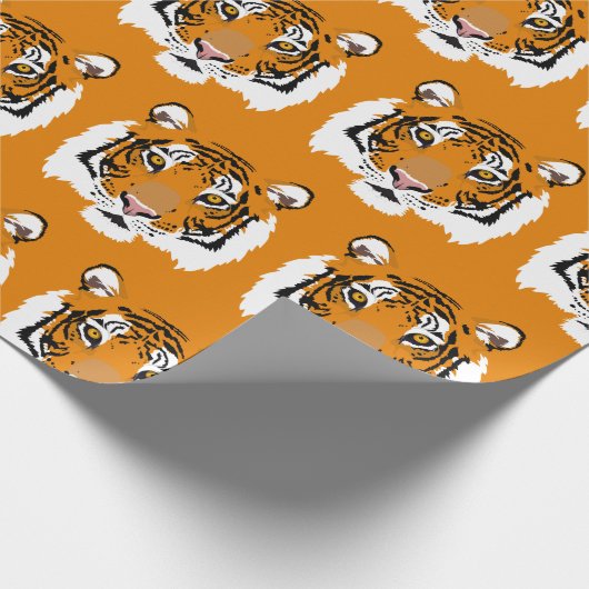 Tiger Face Cadeaupapier (Hoek)