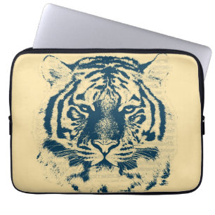 Tiger Face Close 4 Laptop Sleeve