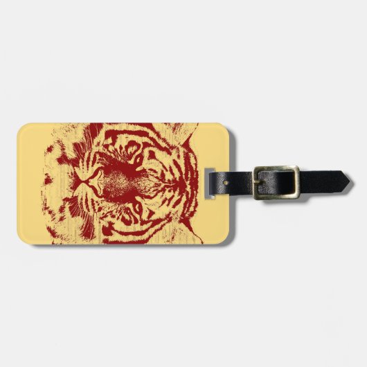 Tiger Face Close-up 5 Bagagelabel (Voorkant horizontaal)