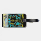 Tiger Face Close-up 9 Bagagelabel (Achterkant horizontaal)