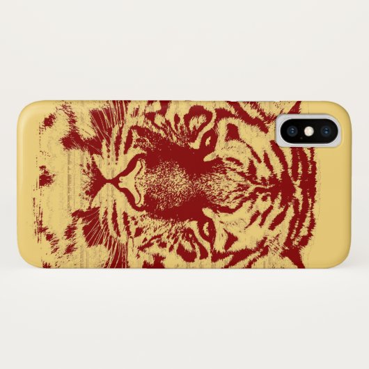 Tiger Face close-up Case-Mate iPhone Case (Achterkant (horizontaal))