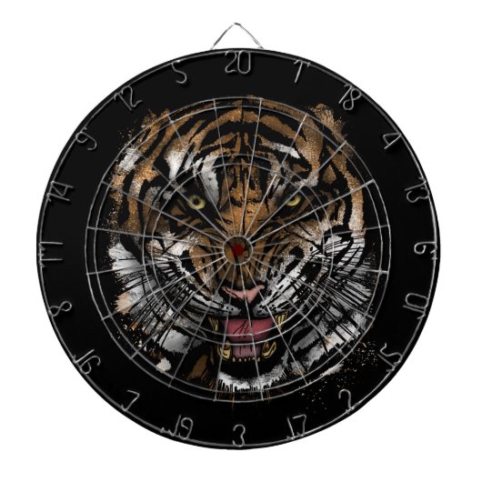 Tiger Face Dartbord (Voorkant)