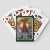 Tiger Face Fractal Art speelkaarten (Achterkant)