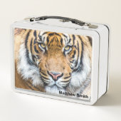 Tiger Face - Gepersonaliseerde naam (Achterkant)