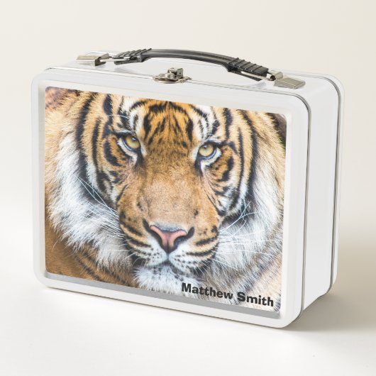 Tiger Face - Gepersonaliseerde naam (Voorkant)