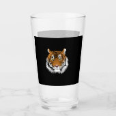 Tiger Face Glass Cup Glas (Voorkant)