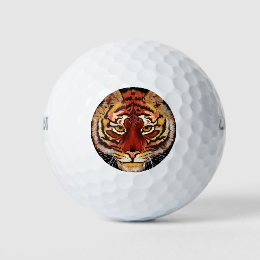 Tiger Face Golfballen (Voorkant)