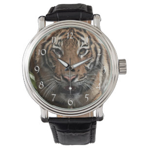 Tiger Face horloge