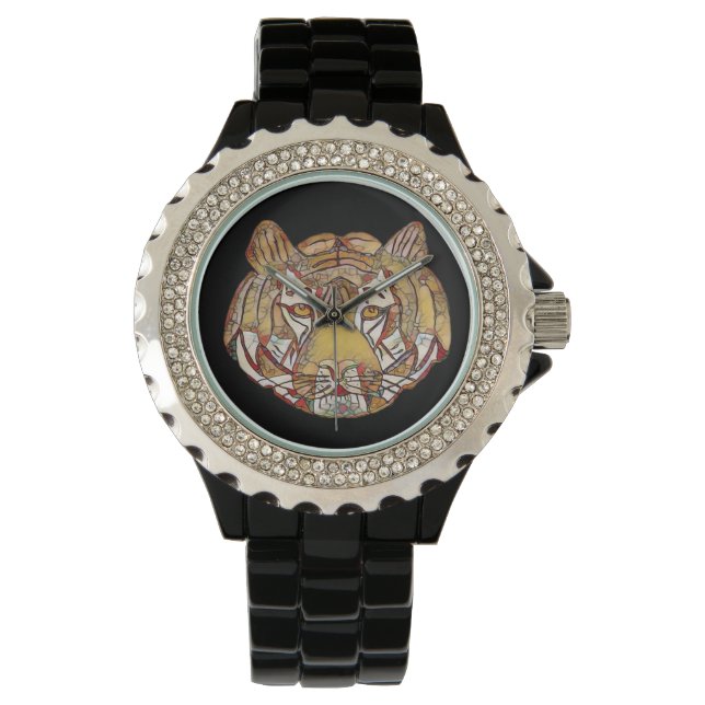 Tiger Face Horloge (Voorkant)