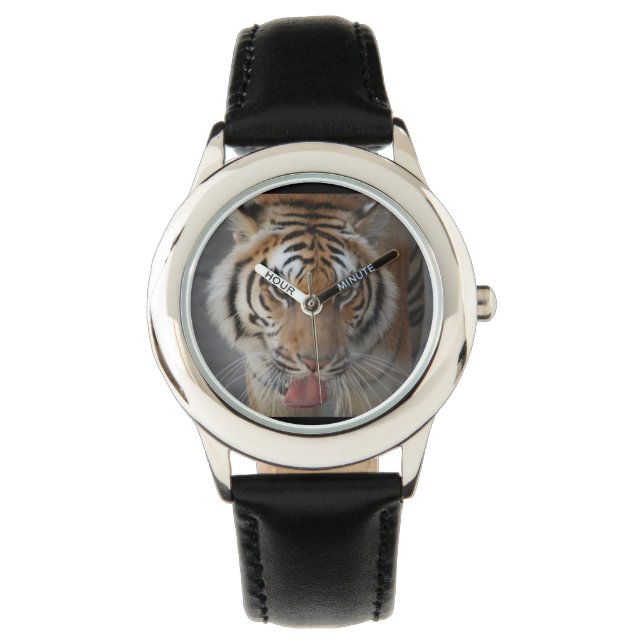 Tiger Face Horloge (Voorkant)