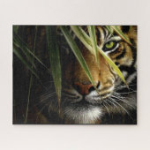 Tiger Face Jigzaag Puzzle Legpuzzel (Horizontaal)