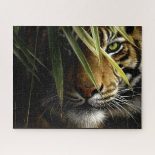 Tiger Face Jigzaag Puzzle Legpuzzel