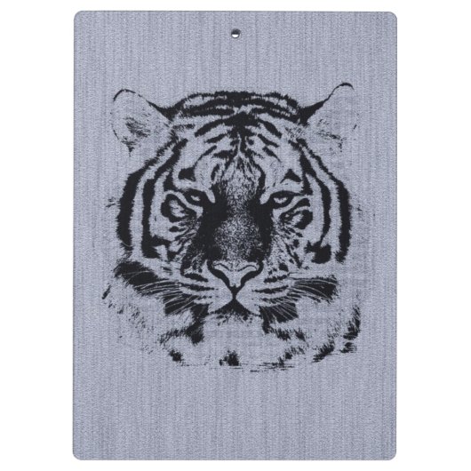 Tiger Face Klembord (Achterkant)