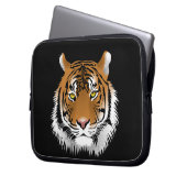 Tiger Face Laptop Sleeve (Voorkant Links)