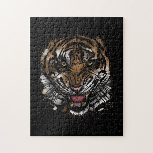 Tiger Face Legpuzzel (Verticaal)