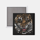 Tiger Face Magneet (Voorkant / Achterkant)