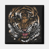 Tiger Face Magneet (Voorkant)