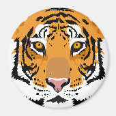 Tiger Face Magneet (Voorkant)