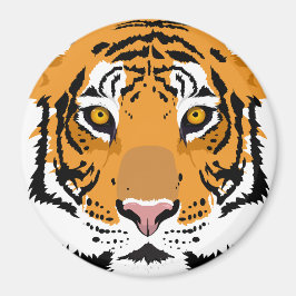 Tiger Face Magneet