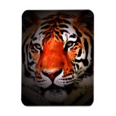Tiger Face Motivational Artwork Magneet (Verticaal)