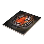 Tiger Face Motivational Artwork Tegeltje (Zijkant)