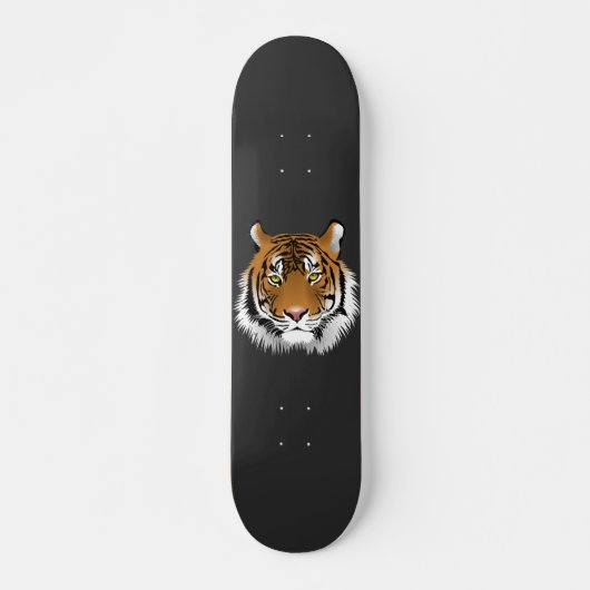 Tiger Face Persoonlijk Skateboard (Voorkant)