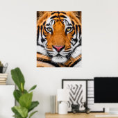 Tiger Face Poster (Thuiskantoor)