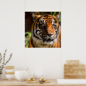 Tiger Face Poster (Keuken)