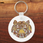 Tiger Face Sleutelhanger (Voorkant)
