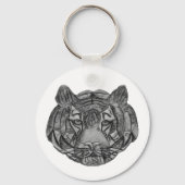 Tiger Face Sleutelhanger (Achterkant)