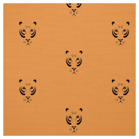 Tiger Face Stof (Swatch)