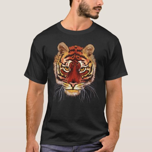 Tiger Face T-shirt (Voorkant)