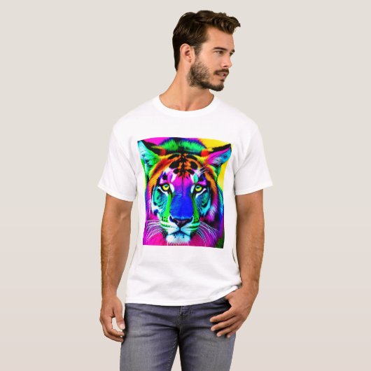 Tiger Face T-Shirt (Voorkant volledig)
