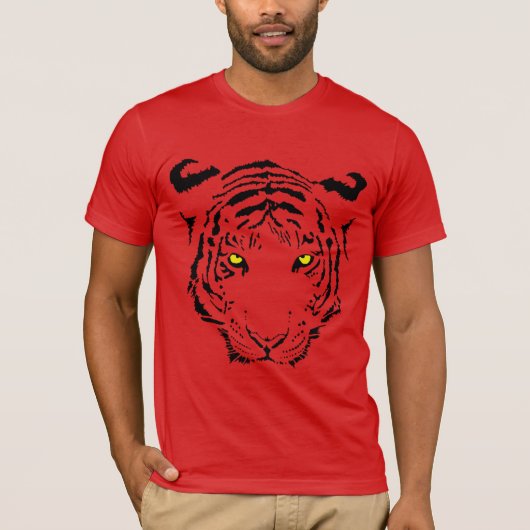 Tiger Face T-shirt (Voorkant)