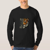 Tiger Face T-shirt met Inspirerend boodschap (Voorkant)