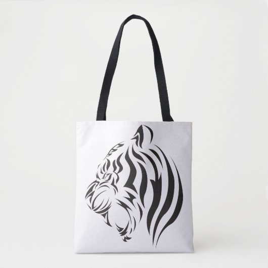 Tiger Face Tote Bag (Voorkant)