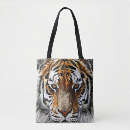 Tiger Face Tote Bag